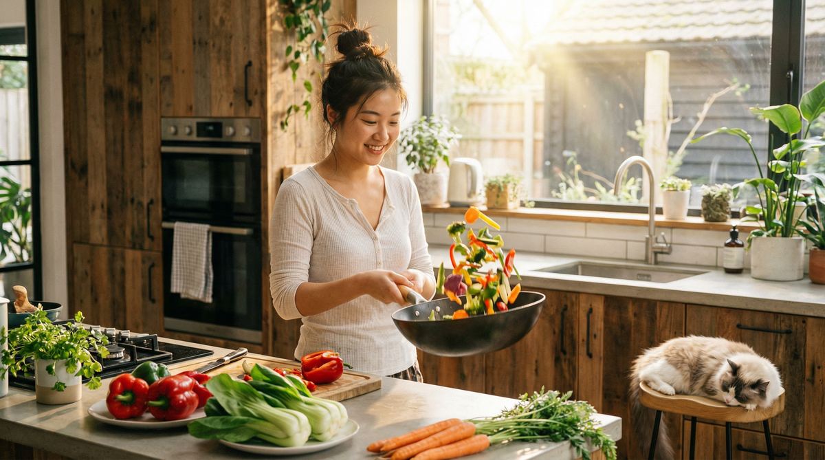 三级视频：周末宅家美食教程